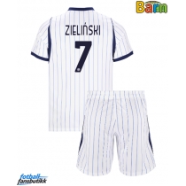 Inter Milan Piotr Zielinski #7 Bortedraktsett Barn 2026-27 Kortermet (+ Korte bukser)